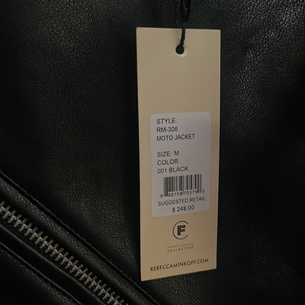 NEW REBECCA MINKOFF LEATHER BIKER JACKET!! It’s hot🔥‼️❣️ - Picture 7 of 11